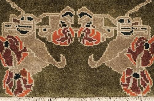 Largo craftsman rug closeup